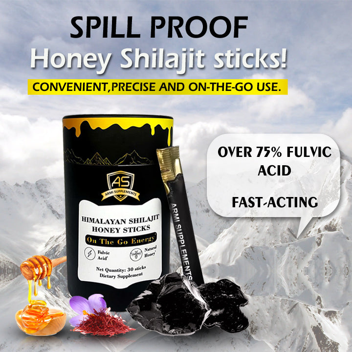HIMALAYAN SHILAJIT HONEY STICKS
