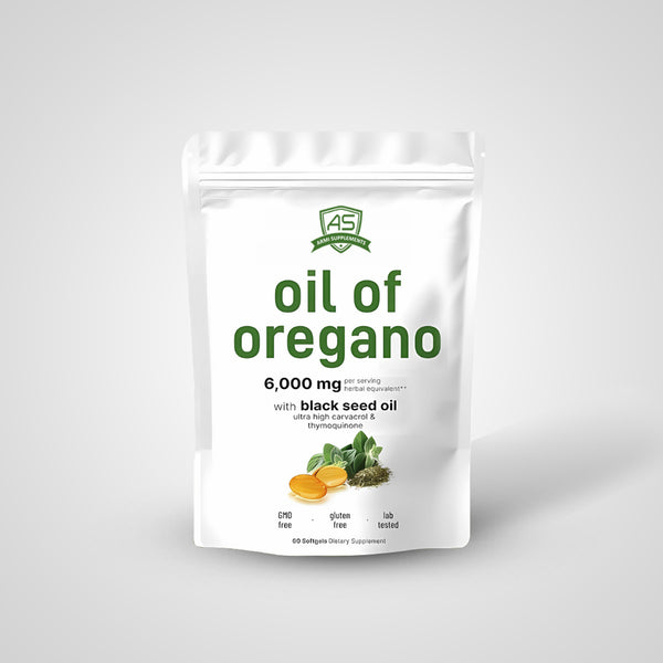 OREGANO OIL WITH BLACK SEED OIL - 300 SOFTGELS