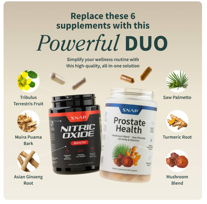 PROSTATE HEALTH + NITRIC OXIDE BUNDLE