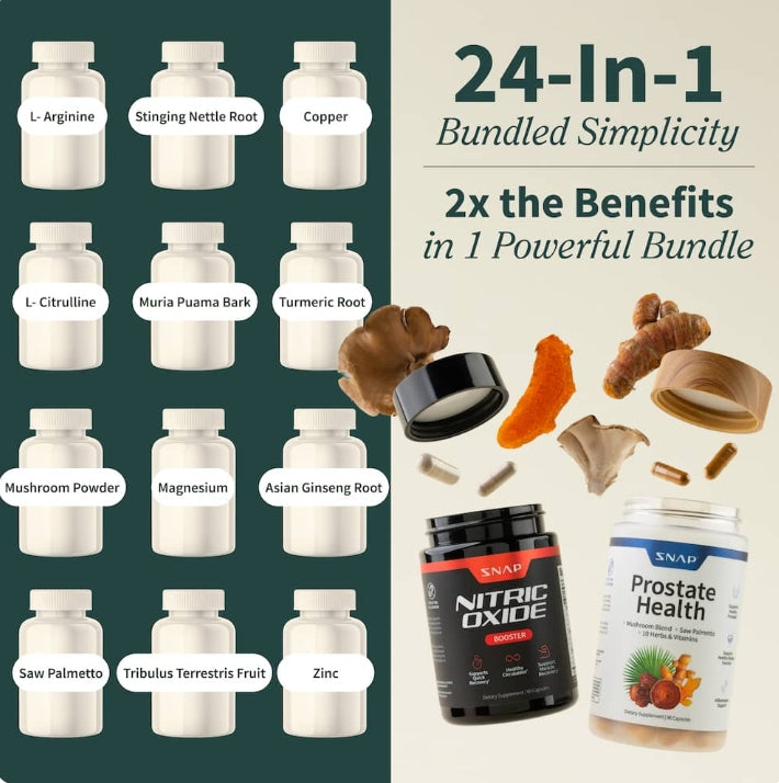PROSTATE HEALTH + NITRIC OXIDE BUNDLE