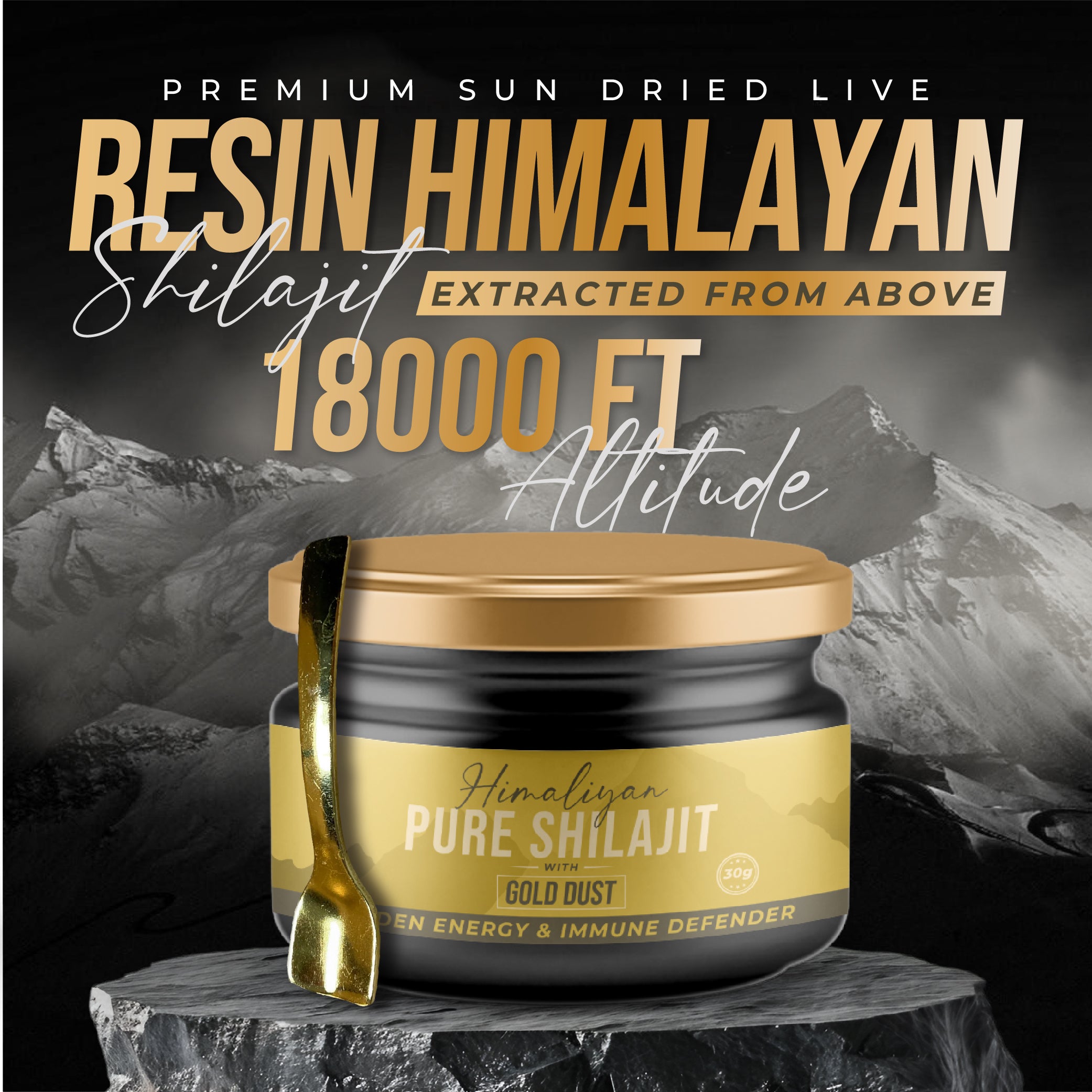 Pure Shilajit  - Gold Dust